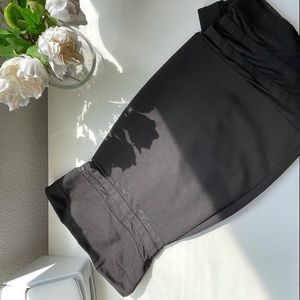 Midi black sheer dress. Favvvv midi black dress.